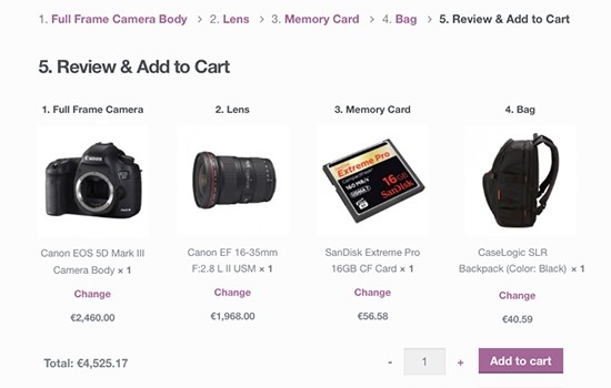 WooCommerce Composite Products WooCommerce Composite Products