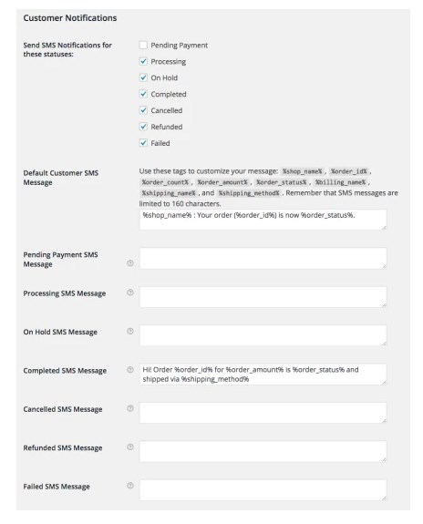 WooCommerce Twilio SMS Notification WooCommerce Twilio SMS Notification