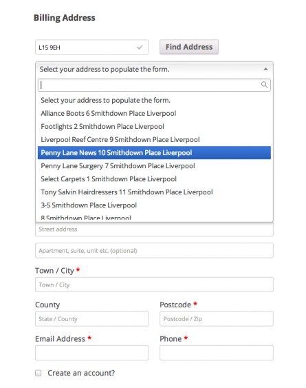WooCommerce Postcode/Address Validation WooCommerce Postcode/Address Validation