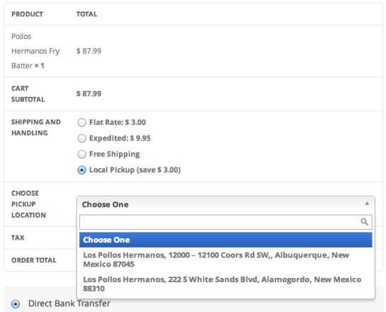 Woocommerce Local Pickup Plus Woocommerce Local Pickup Plus