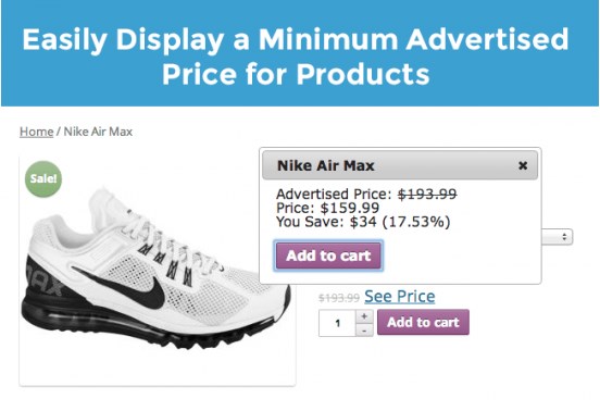 Woocommerce Minimum Advertised Price Woocommerce Minimum Advertised Price