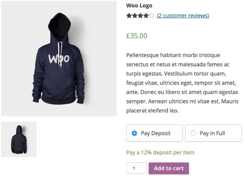 WooCommerce Deposits WooCommerce Deposits