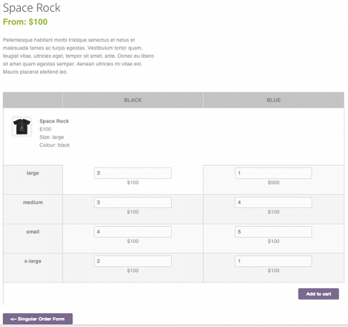 WooCommerce Bulk Variation Forms WooCommerce Bulk Variation Forms