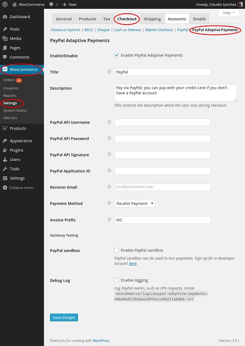 Woocommerce PayPal Adaptive Payments Woocommerce PayPal Adaptive Payments