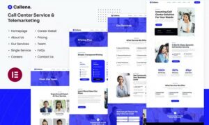 Callene Call Center Service & Telemarketing Elementor Template Kit