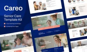 Careo - Elderly & Senior Care Elementor Template Kit