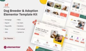 Carine Dog Breeder & Adoption Elementor Template Kit