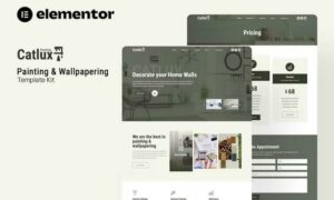 Catlux - Painting & Wallpapering Elementor Template Kit