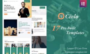 Civlo - Lawyer & Law Office Elementor Template Kit