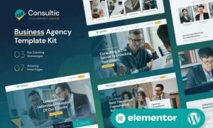 Consultic - Business Agency Elementor Template Kit Consultic - Business Agency Elementor Template Kit