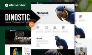 Dinostic - Animal Photography & Portfolio Elementor Template Kit Dinostic - Animal Photography & Portfolio Elementor Template Kit