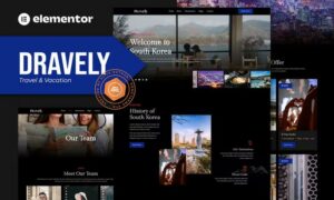 Dravely - Travel & Vacation Elementor Template Kit
