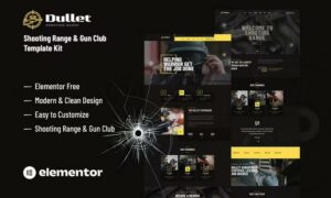 Dullet - Shooting Range & Gun Club Elementor Template Kit Dullet - Shooting Range & Gun Club Elementor Template Kit