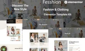 Fesshion - Fashion & Clothing Elementor Template Kit