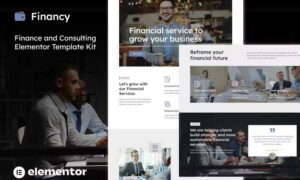 Financy - Finance & Consulting Elementor Template Kit