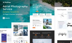 FlyWing - Drone Aerial Video & Photography WordPress Elementor Template Kit FlyWing - Drone Aerial Video & Photography WordPress Elementor Template Kit