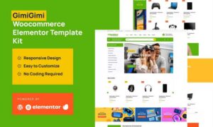 GimiGimi - Woocommmerce Elementor Template Kit