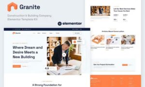 Granite - Construction & Building Company Elementor Template Kit Granite - Construction & Building Company Elementor Template Kit