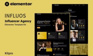 Influos - Influencer Agency Elementor Template Kit Influos - Influencer Agency Elementor Template Kit