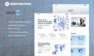 Infosco - Data Science & Analytic Service Elementor Template Kit