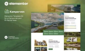 Kamperven – Campervan & RV Rental Elementor Template Kit Kamperven – Campervan & RV Rental Elementor Template Kit