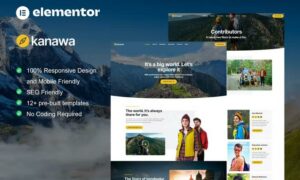 Kanawa - Modern Travel Blog Elementor Template Kit Kanawa - Modern Travel Blog Elementor Template Kit