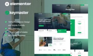 KeyMaster - Locksmith & Key Maker Service Elementor Template Kit KeyMaster - Locksmith & Key Maker Service Elementor Template Kit
