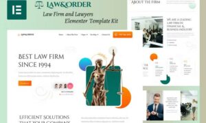 Law & Order - Law Firm and Lawyers Elementor Template Kit