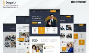 Legalor - Law Firm & Attorney Elementor Template Kit