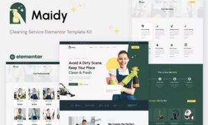 Maidy - Cleaning Service Elementor Template Kit