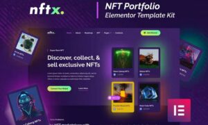 NFTx - NFT Portfolio Elementor Template Kit NFTx - NFT Portfolio Elementor Template Kit