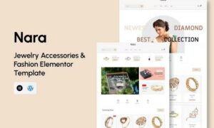 Nara - Jewelry Accessories Store Template Kit