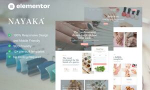 Nayaka - Nail Salon & Beauty Care Elementor Template Kit Nayaka - Nail Salon & Beauty Care Elementor Template Kit