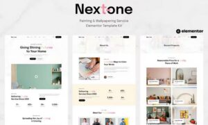 Nextone - Painting & Wallpapering Service Elementor Template Kit