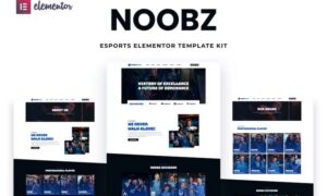 Noobz - E-sports Elementor Template Kit Noobz - E-sports Elementor Template Kit