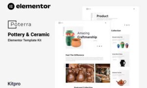 Poterra - Pottery & Ceramic Elementor Template Kit Poterra - Pottery & Ceramic Elementor Template Kit