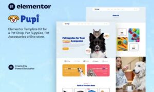 Pupi – Pet Shop & Pet Supplies Elementor Template Kit Pupi – Pet Shop & Pet Supplies Elementor Template Kit