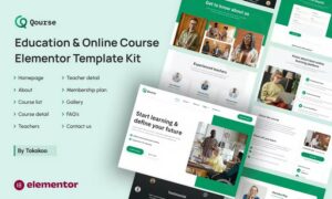 Qourse Education & Online Course Elementor Template Kit Qourse Education & Online Course Elementor Template Kit