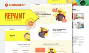 Repaint - Painting Company Service Elementor Template Kit Repaint - Painting Company Service Elementor Template Kit
