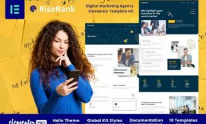 Riserank - Digital Marketing Agency Elementor Template Kit