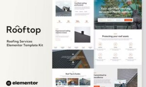 Rooftop - Roofing Service Elementor Template Kit