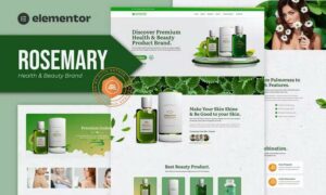 Rosemary - Health & Beauty Brand Elementor Template Kit