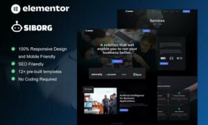 Siborg - Robotics & Technology Elementor Template Kit