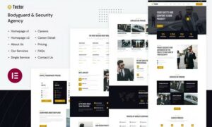Tector Bodyguard & Security Agency Elementor Template Kit Tector Bodyguard & Security Agency Elementor Template Kit