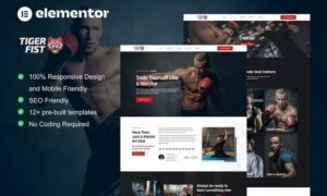TigerFist - Martial Arts Elementor Template Kit TigerFist - Martial Arts Elementor Template Kit