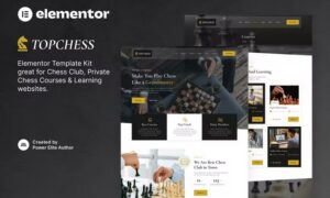 Topchess – Chess Club Courses & Training Elementor Template Kit Topchess – Chess Club Courses & Training Elementor Template Kit