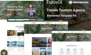 TravelX - Travels Tourism Agency Elementor Template Kit TravelX - Travels Tourism Agency Elementor Template Kit