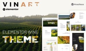 Vinart - Wine Brand & Vinyard Elementor Template Kit