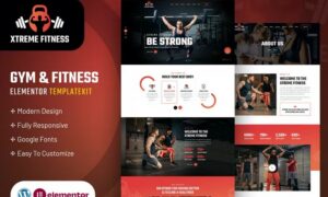 Xtreme Fitness Elementor Template Kit