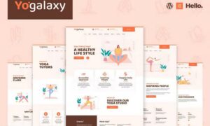 Yogalaxy - Yoga Pilates Fitness Studio Elementor Template Kit